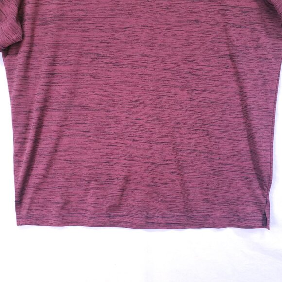 Tailor Byrd Burgundy Quick Dry Moisture Wicking SPF 30 Golf Polo Shirt L - Picture 6 of 12